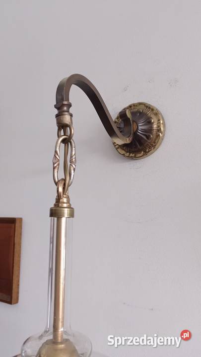 Stary mosiężny kinkiet Pozostałe Włocławek