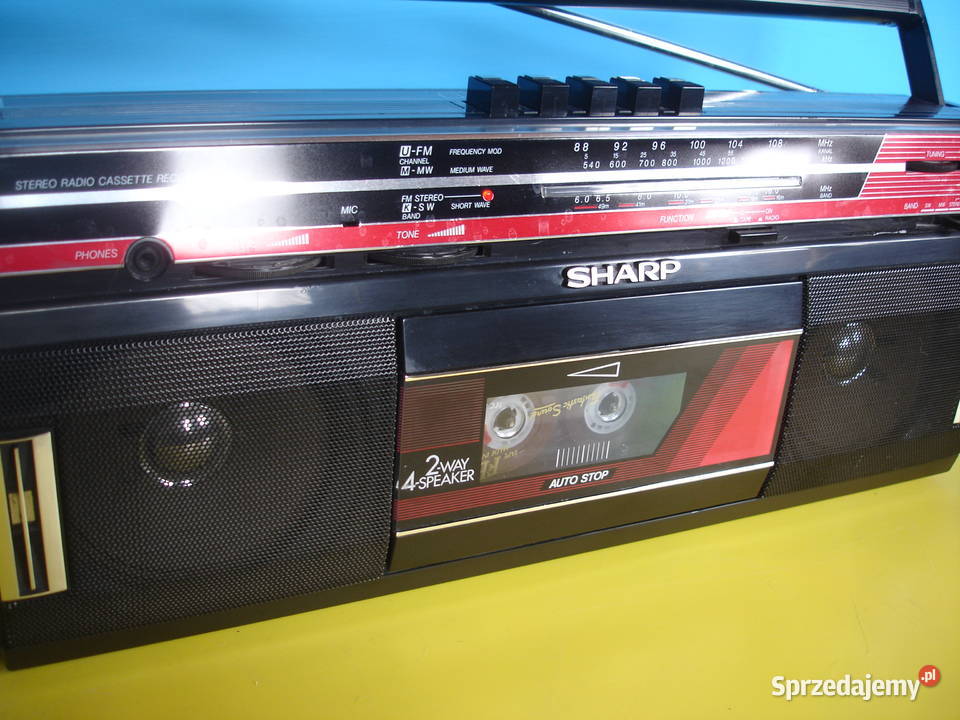 Radiomagnetofon SHARP QT244H Zielona Góra