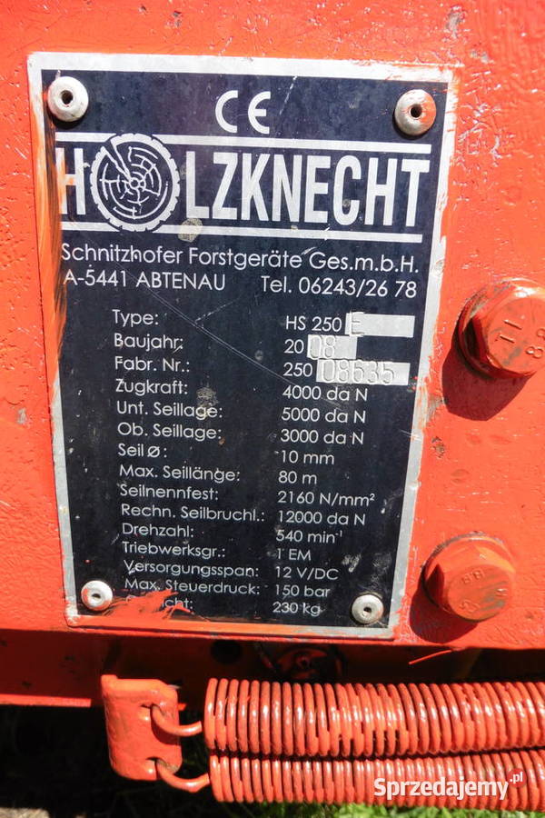 Wciągarka leśna sprzedam