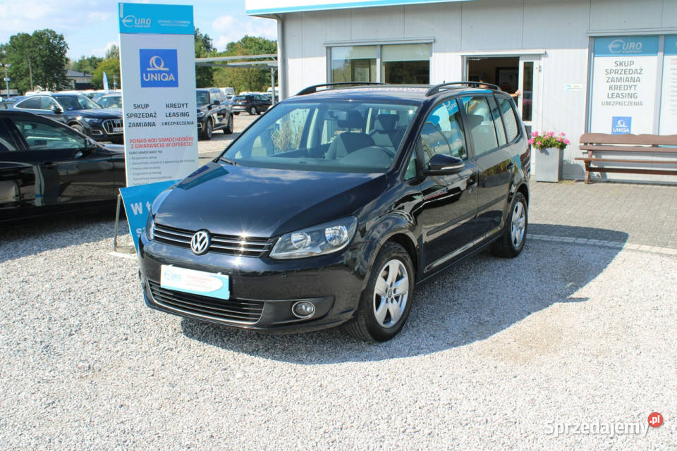 Volkswagen Touran Gwarancja GFotele Tempomat II czarny Warszawa sprzedam