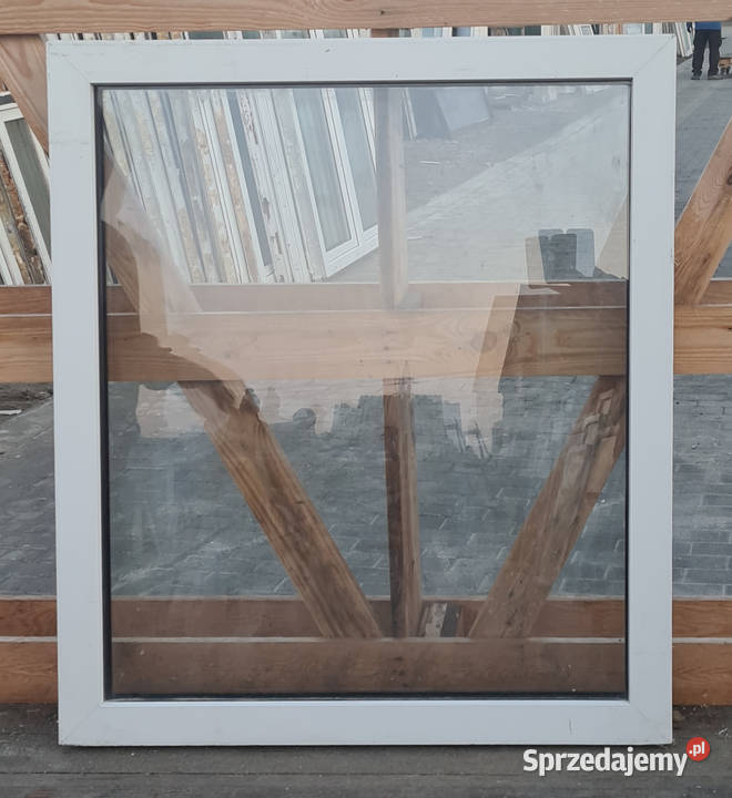 OKNA KacprzaK Witryna 89X102 FIX Używany PCV Lublin