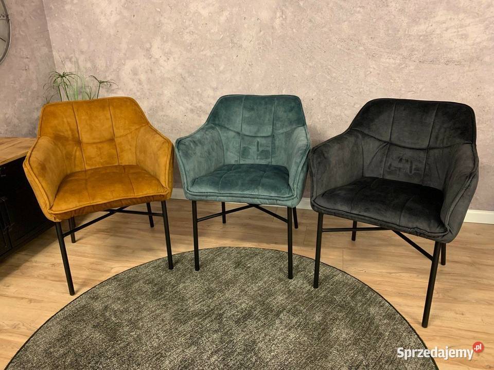 Krzesło Tapicerowane Boston Salon Jadalnia 82cm Zimnowoda