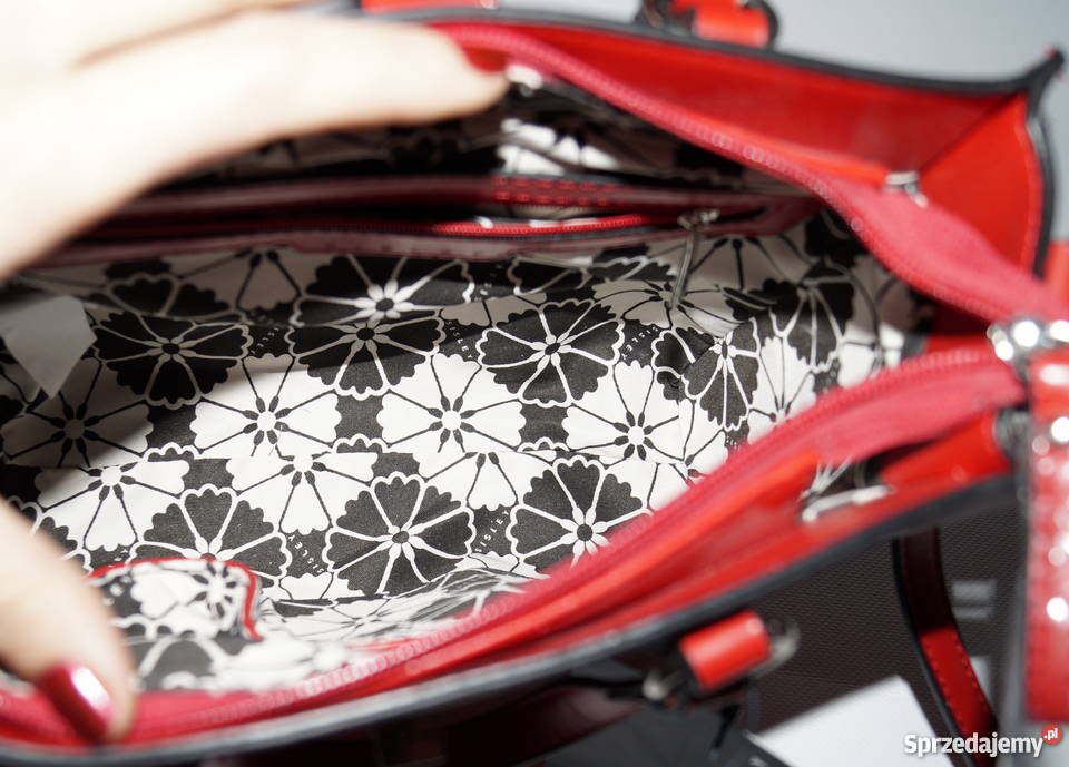 Nowa czerwona torebka listonoszka Sisley mazowieckie