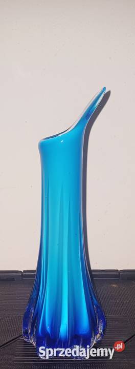 Niebieski wazon Murano Olsztyn
