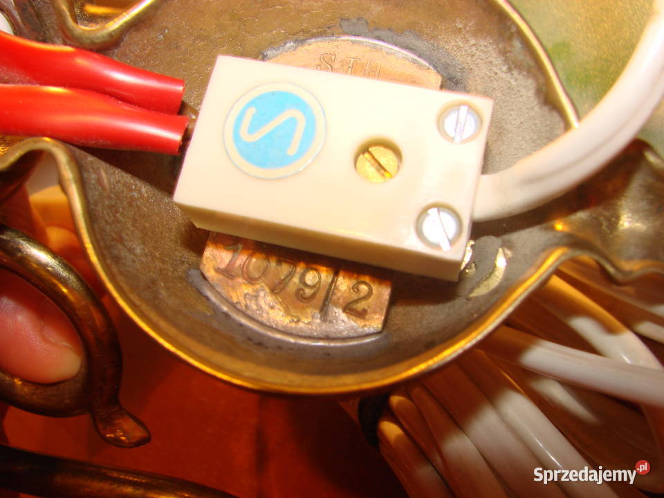 szwedzki mosiężny kinkiet pomorskie Pruszcz Gdański