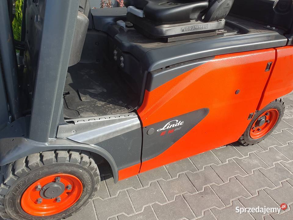Wózek widłowy LINDE E16P02 evo 2020r Triplex Proszowice sprzedam
