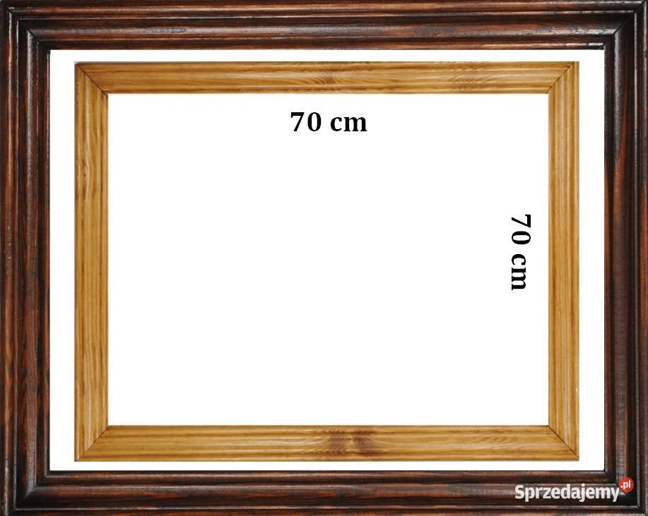 Rama drewniana na zdjęcie obraz 70x70 Rakszawa