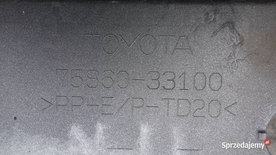 TOYOTA CAMRY 2019 LISTWA PROGOWA LEWA PROG LEWY