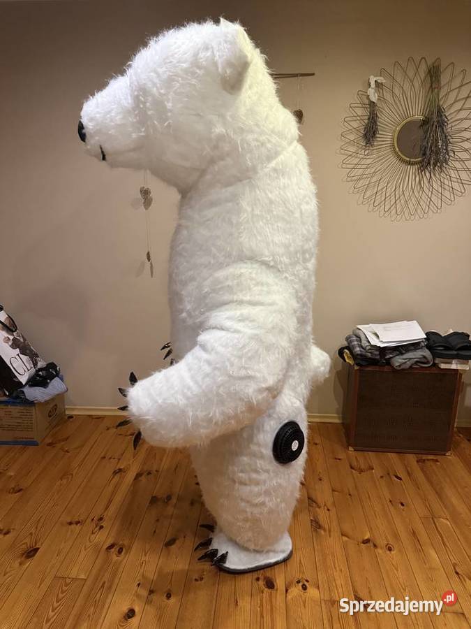 biały miś nadmuchiwany 180 Pozostałe