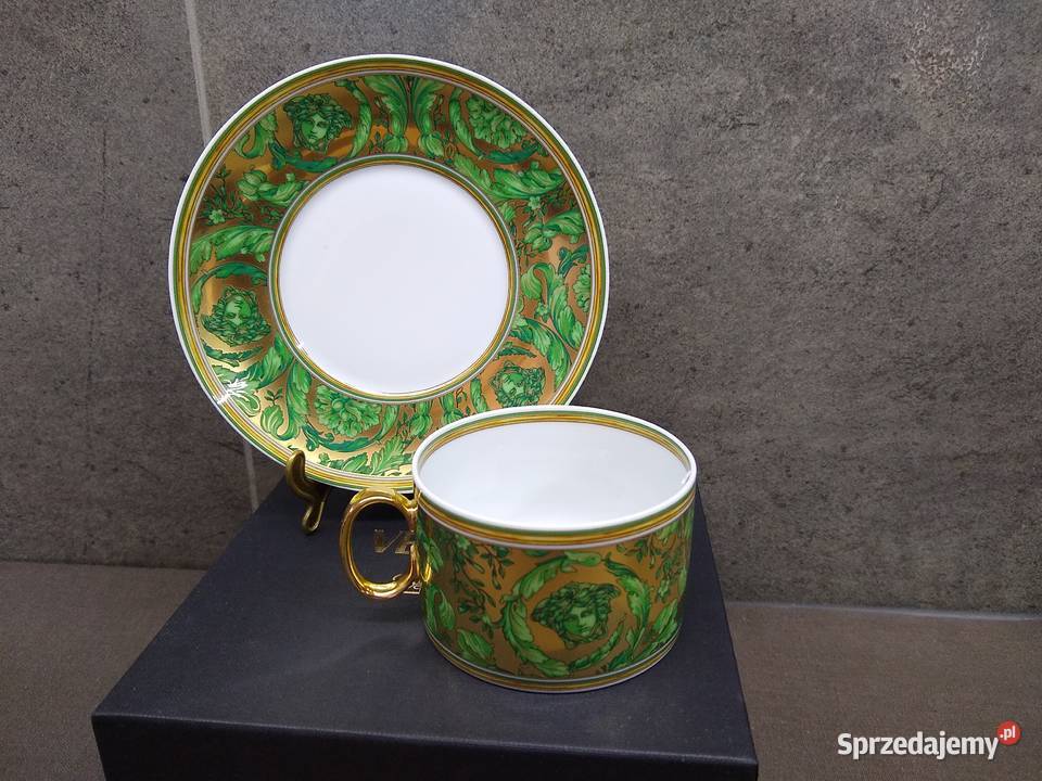 Filiżanka Rosenthal Versace Medusa Garland Green