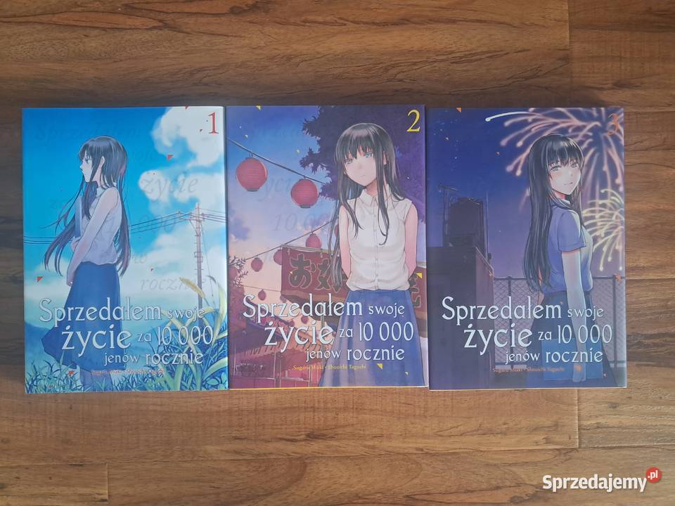 zestaw 3 książeczek manga sprzedałem swoje życie Komiksy