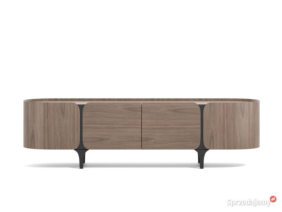 Szafka RTV loftowa Linea orzech włoski 200x50x55 RTV