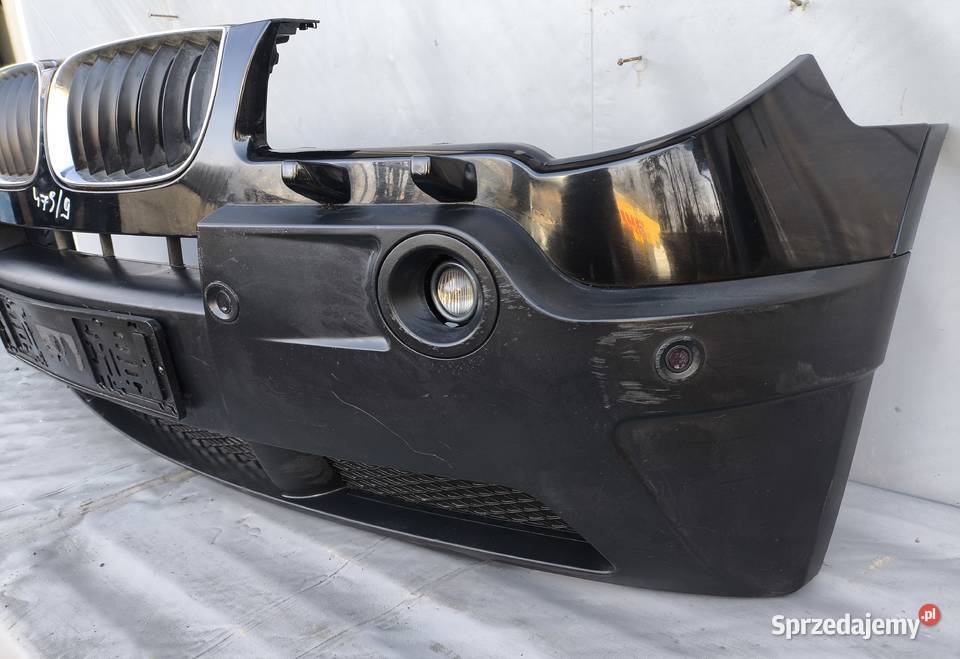 BMW X3 E83 ZDERZAK PRZEDNI PRZÓD GRILL HALOGENY osobowe mazowieckie sprzedam