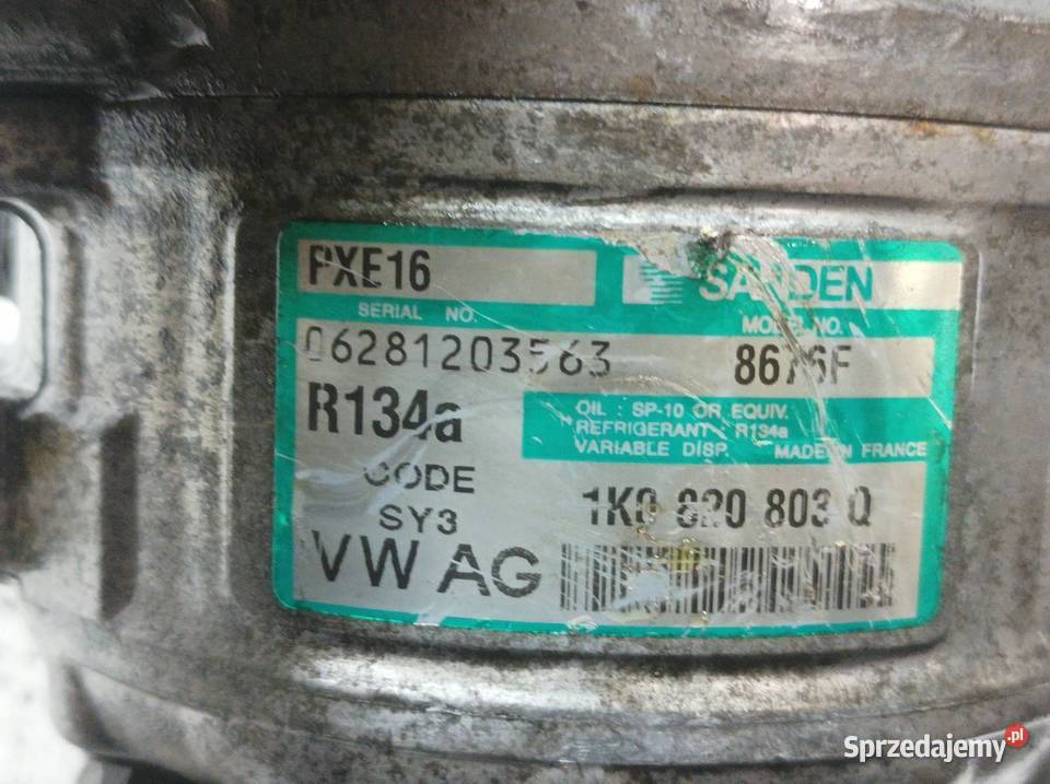 SPRĘŻARKA KLIMATYZACJI 1K0820803Q 19 TDI Audi A3 sprzedam