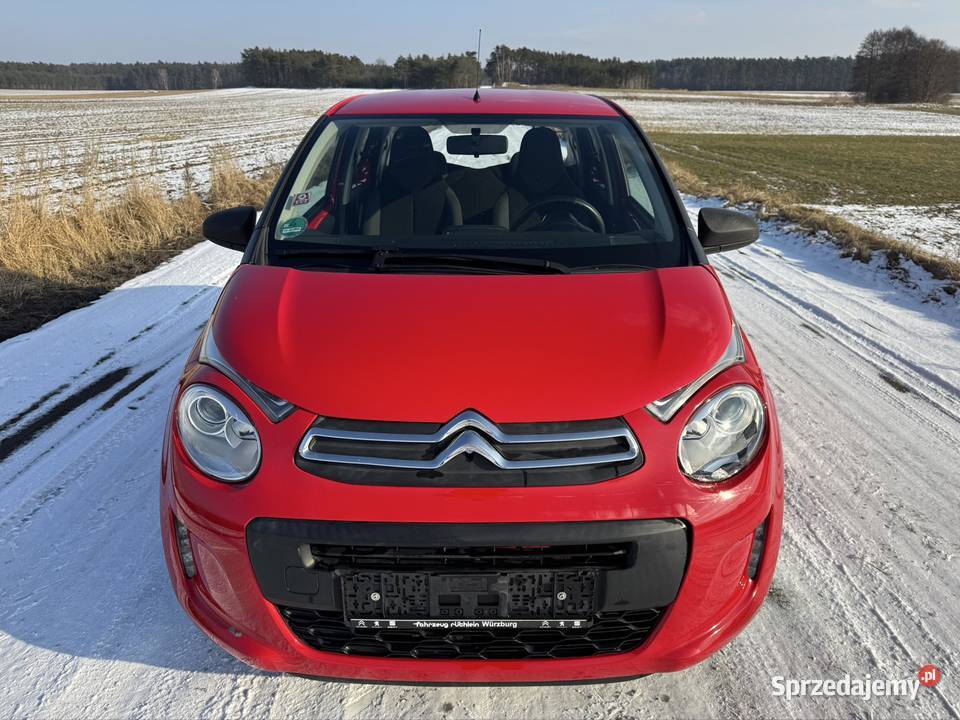 Citroen C1 2017 10 75 75 przebiegu z Niemiec czerwony Krotoszyn