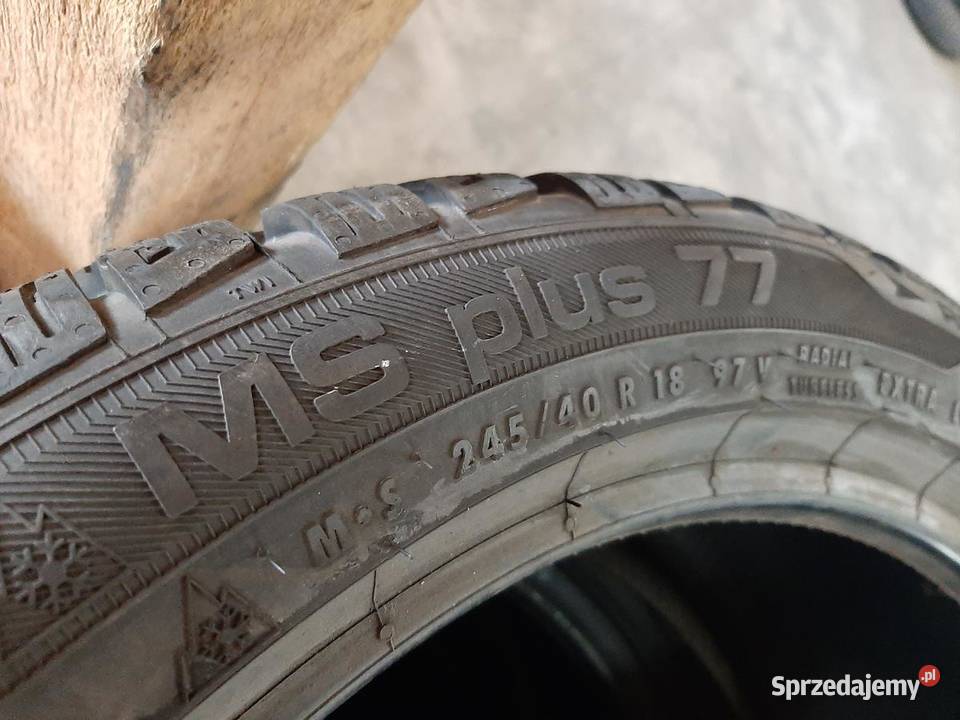 2x Opona nieużywana zimowa 24540R18 UNIROYAL 319 Zaścianki