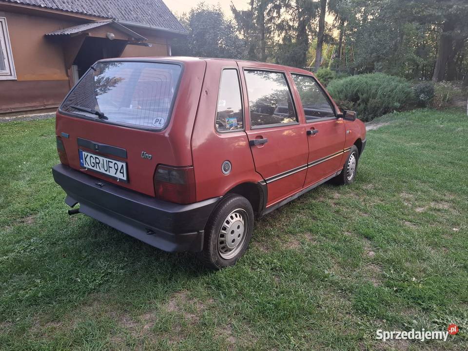 Fiat Uno 10 benzyna 1994 kolor Rosso Racing nieuszkodzony