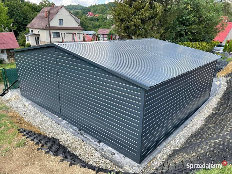 Garaż blaszany 7x6 Wzmocniony Profilami Lublin sprzedam