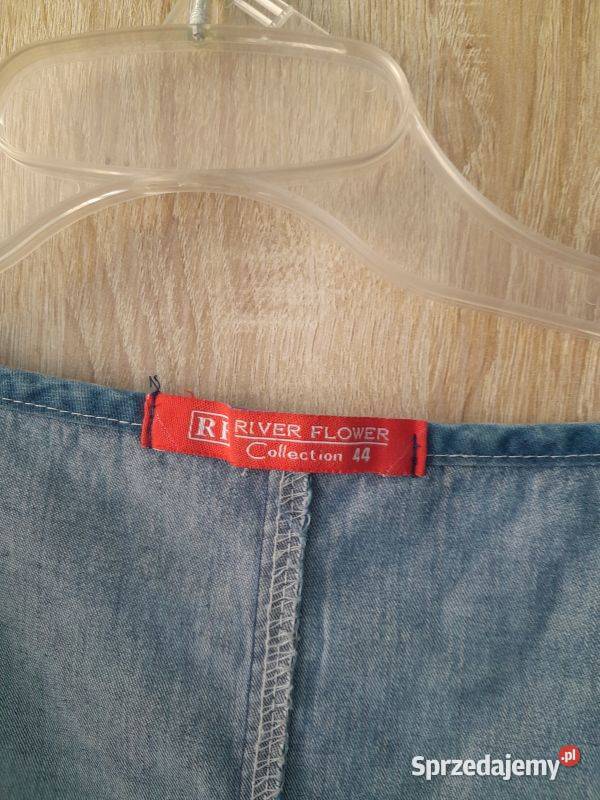 Dżinsowa sukienka rozmiar 44 firmy River Flower Siewierz