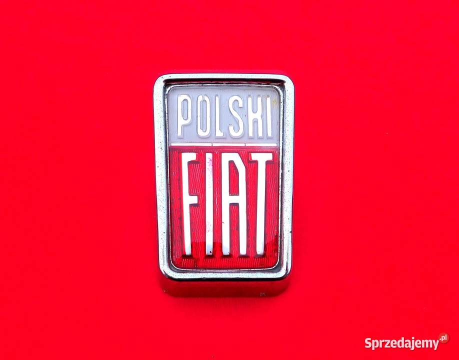 Emblemat znaczek logo POLSKI FIAT 126p 126 Emblematy Emblematy Tarnów