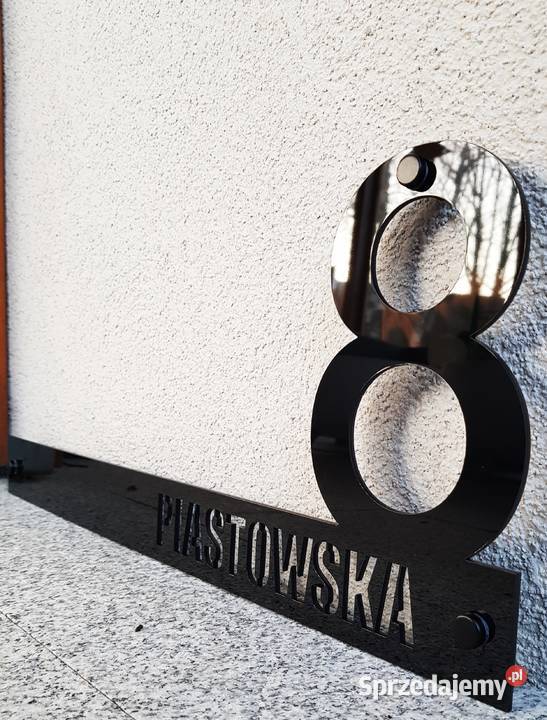 Tabliczka adresowa numer domu ulica śląskie Częstochowa