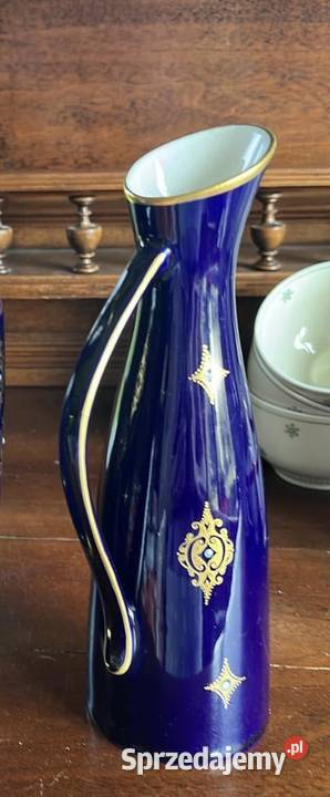 Wazon Kobalt Wallendorf syg Volkstedt Made in Porcelana i szkło Antyki, Sztuka, Kolekcje Gdańsk