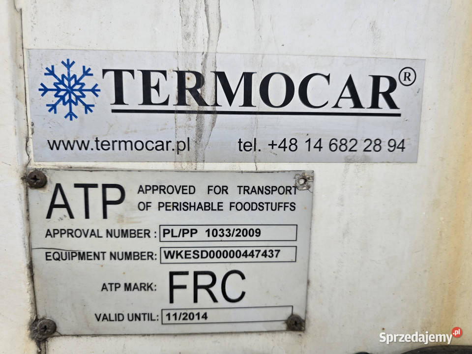 Chłodnia agregat CARRIER MAXIMA 1200 Mt silnik Kociołek Szlachecki