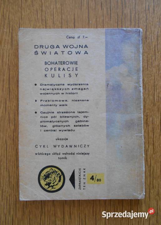 Żółty Tygrys Front bez myśliwców 480 Proza i poezja Parczew