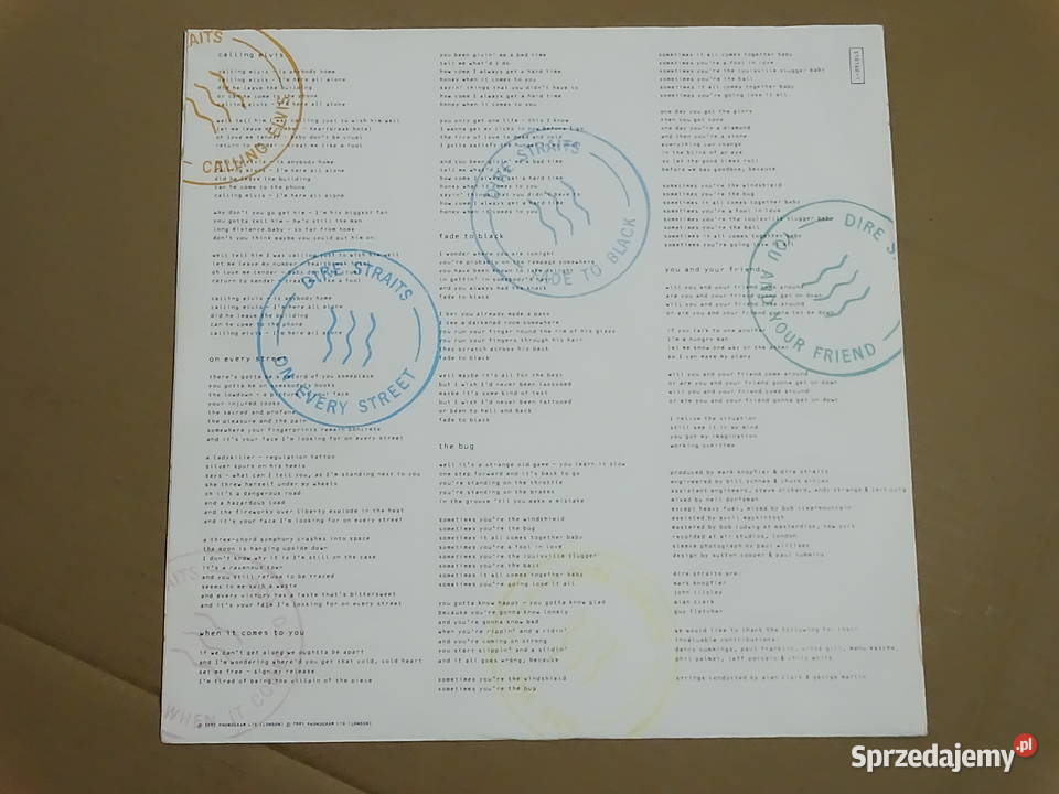 Dire Straits On Every Street vinyl LP płyta winylowa Biłgoraj sprzedam
