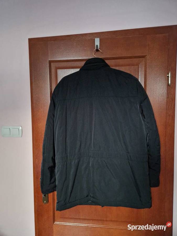 Kurtka męska czarna zimowa elegancka Pierre Bibice sprzedam