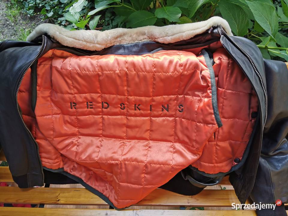 REDSKINS Oryginalna kurtka skórzana Pilotka łódzkie Łódź
