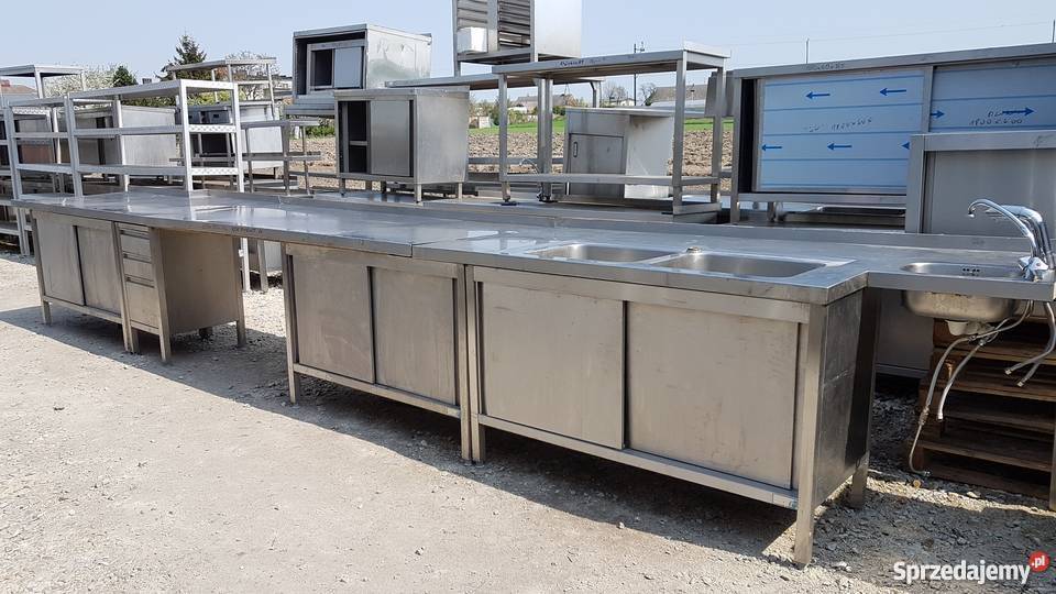 Stół roboczy 623x100x90 drzwi suwaneszuflady Biznes i Przemysł Krotoszyn
