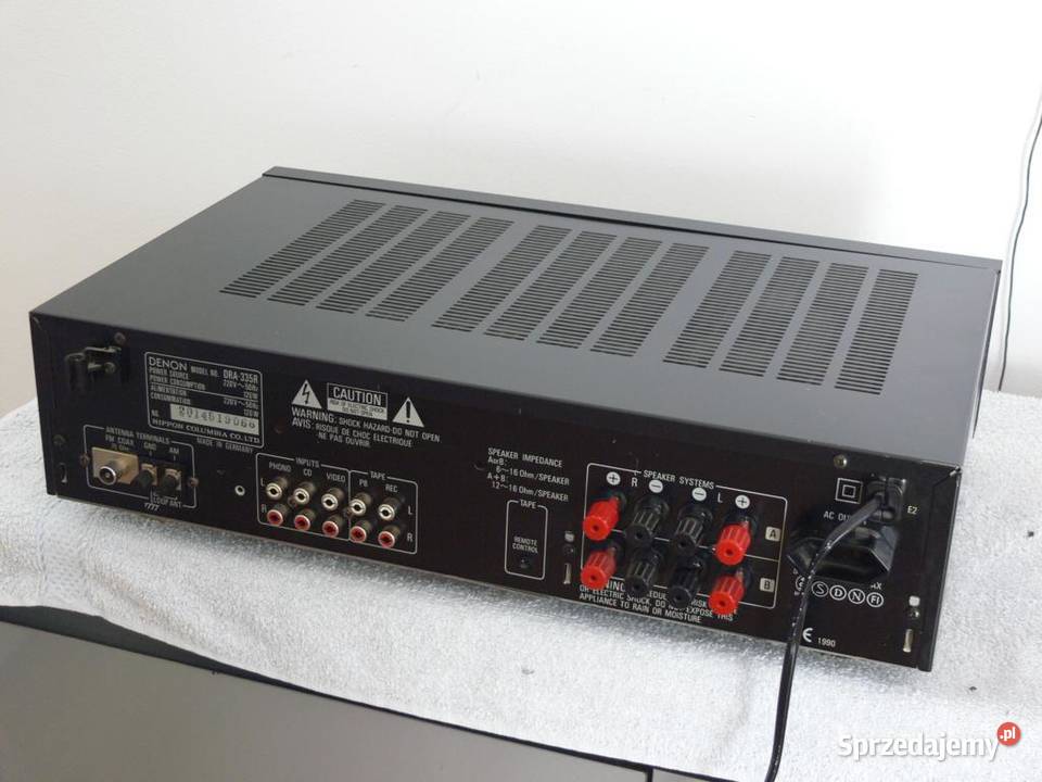 Amplituner Denon DRA335R mocny i sprawny WYSYŁKA Jasło