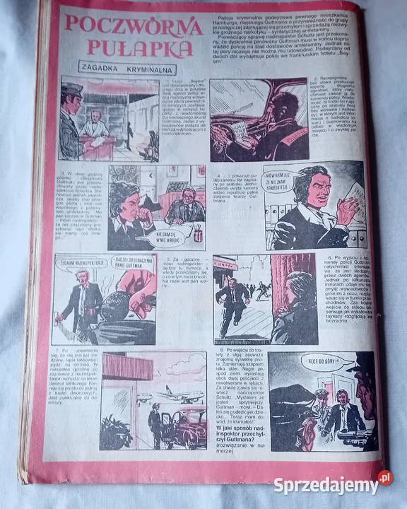 Miesięcznik Detektyw 7 28 1990 r wielkopolskie Koźminek