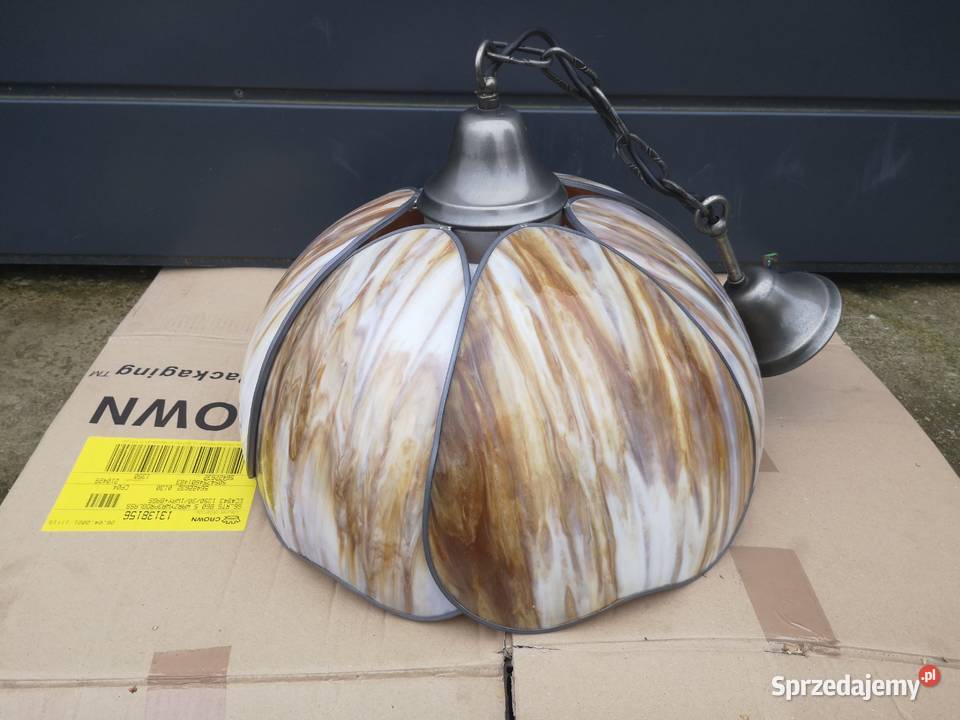 Lampa wisząca witrażowa Aleksandrów Łódzki