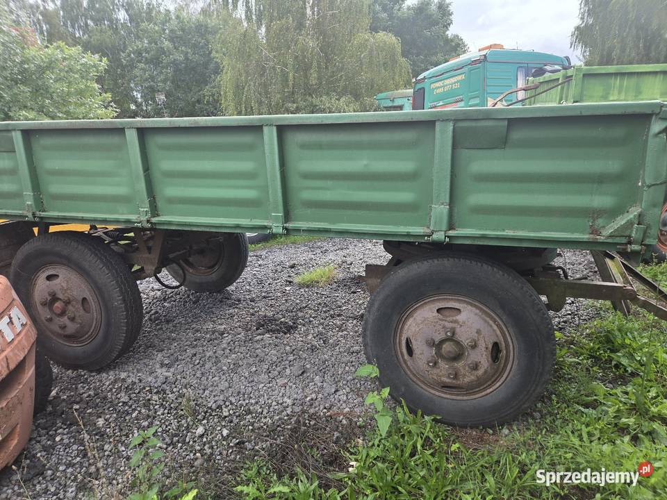 Przyczepa rolnicza Autosan D44 35t transport łódzkie Złoczew