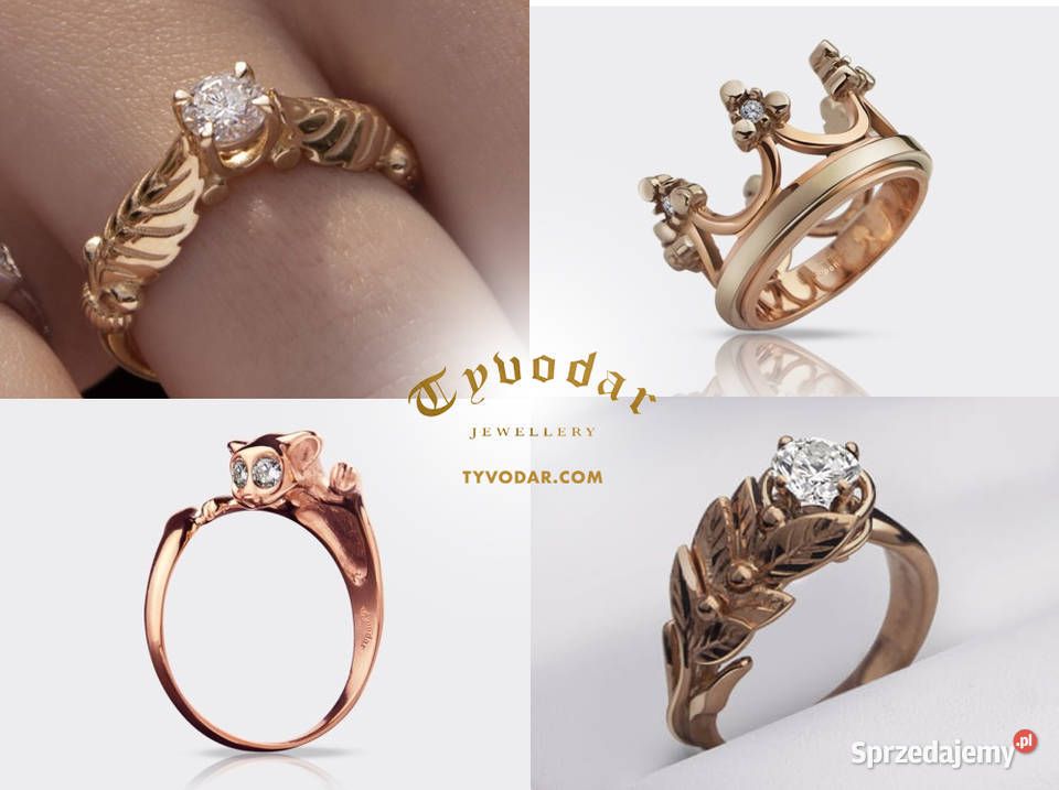 SŁOWIAŃSKIE PIERŚCIONKI ZARĘCZYNOWE  | TYVODAR®‎ Warszawa