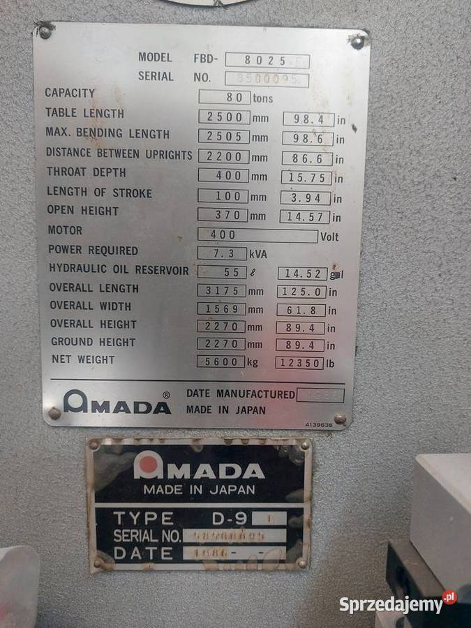 Prasa Krawędziowa Amada Czajkowa