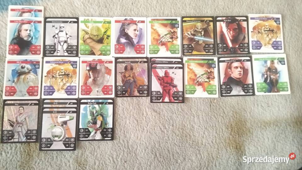 Karty Star Wars 2019 22 karty w tym 3 podwójne Bydgoszcz sprzedam