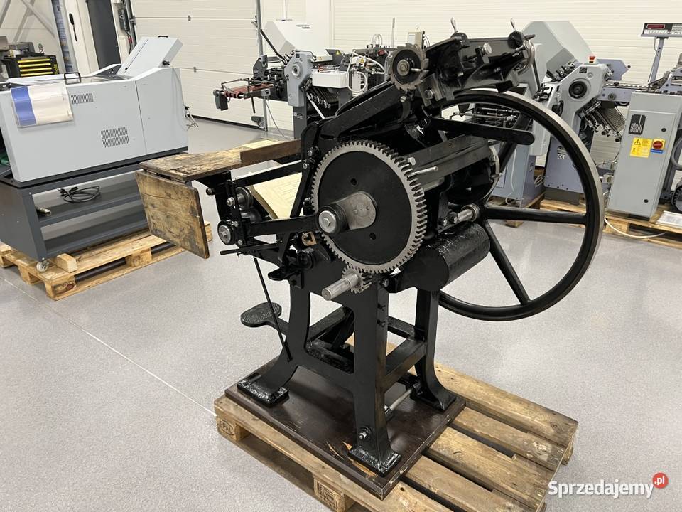 Maszyna typograficzna pedałówka Emil Kahle mazowieckie Radom