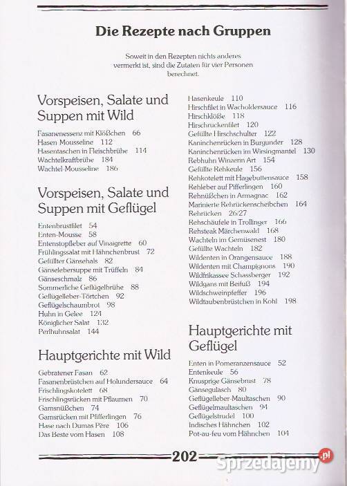 Kuchnia Niemiecka Nadrenia Dziczyzna 2 Książki Łódź