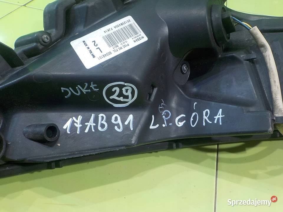 NISSAN JUKE F15 I LIFT 14r 5D lampa lewa przod Suków