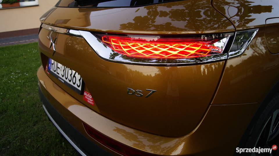 DS 7 Crossback 20 BlueHDi polski salon 2018r przyciemniane szyby podkarpackie Czarna