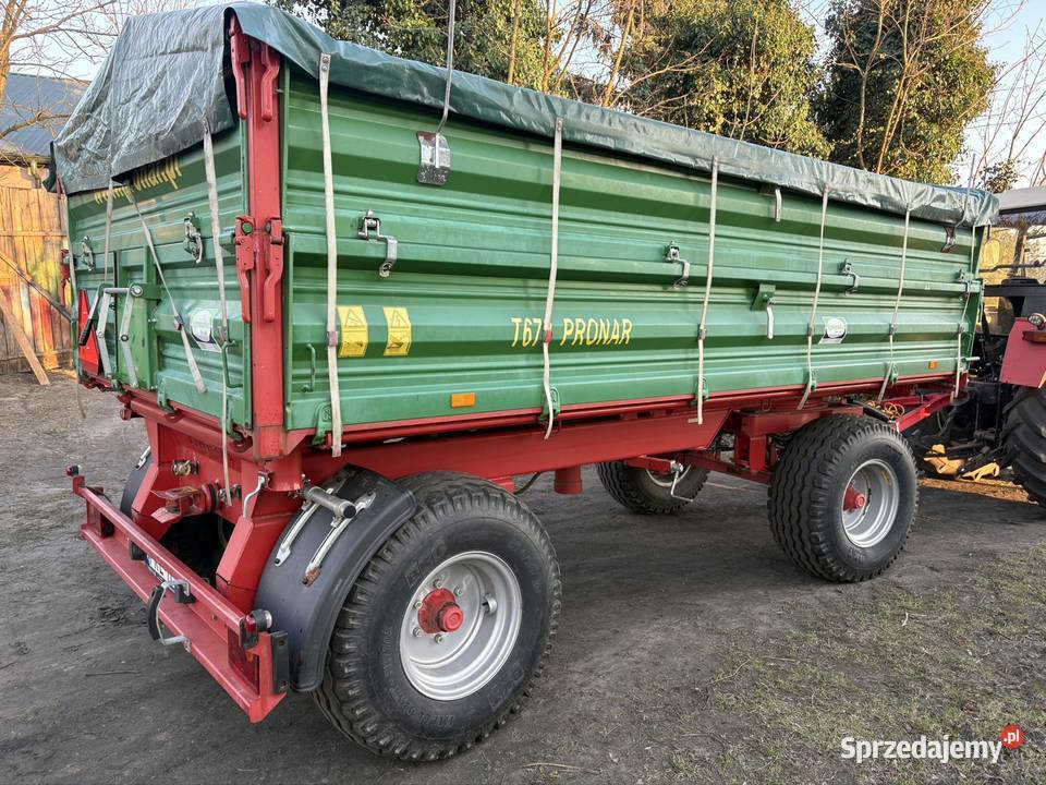 Przyczepa Pronar T672 8 t ładowności