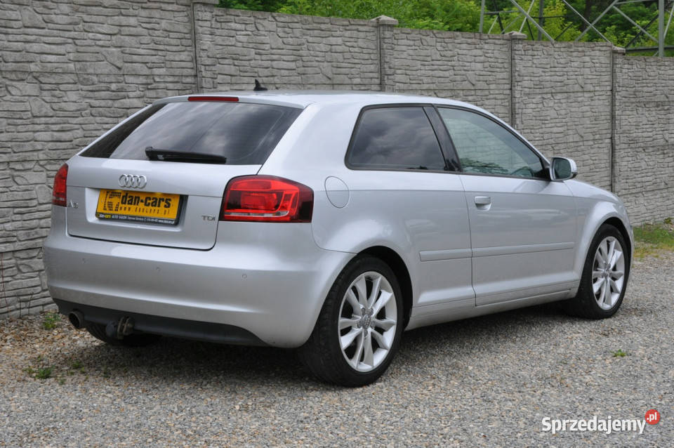 Audi A3 3drzwiowe 20 TDI 140 OKAZJA Lift LED bluetooth śląskie