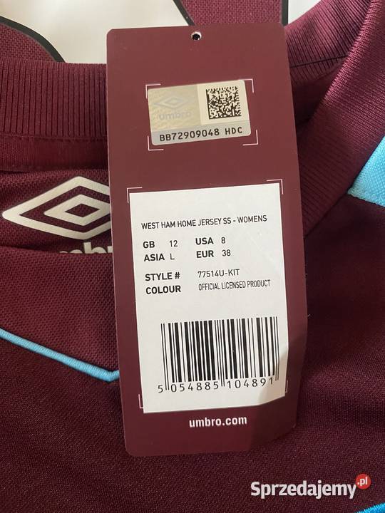 NOWY WEST HAM UNITED FC 2017 2018 Umbro dolnośląskie Wrocław