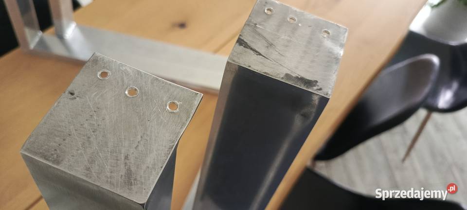 Nogi aluminiowe do stołu blatu ławy biurka Nogi i nóżki podkarpackie