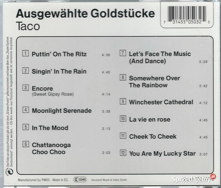 CD Taco Ausgewhlte Goldstcke 1994 Karussell Brwinów sprzedam