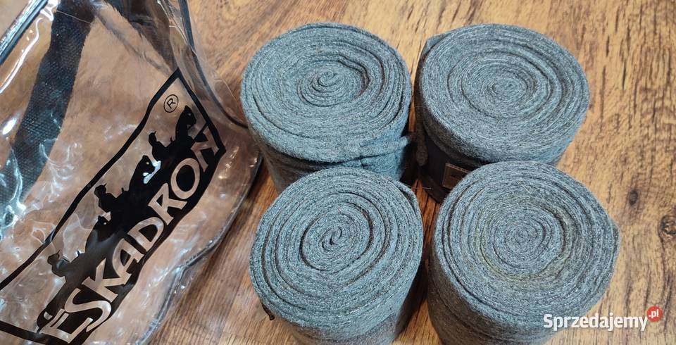 Eskadron owijki polarowe szare Full komplet 4 Dla koni Jasień