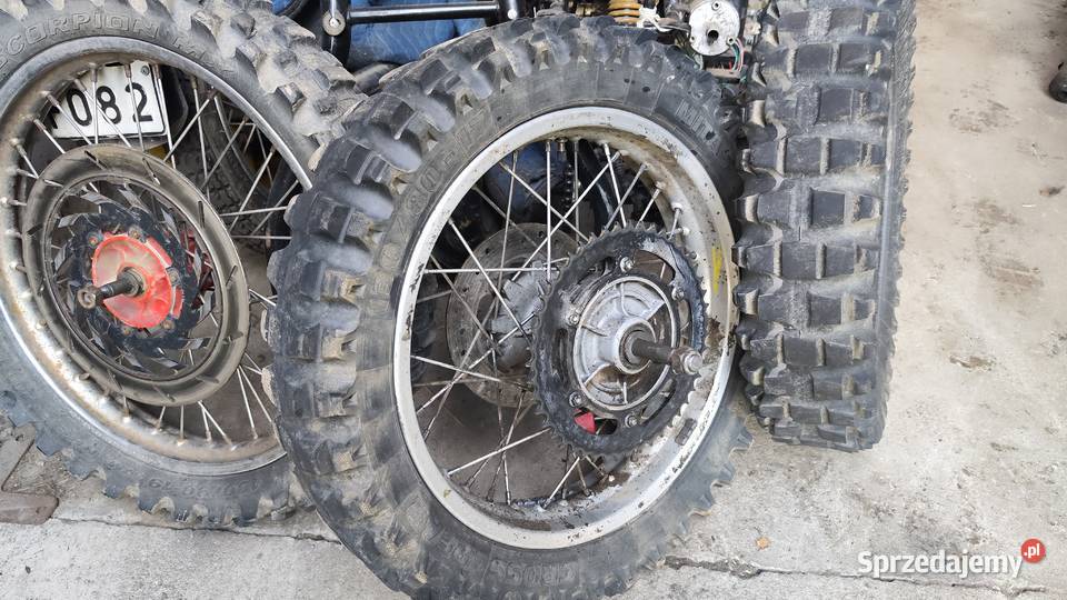 Komplet kół aprilia pegaso 125 600 650 21 18 19 podlaskie Białystok